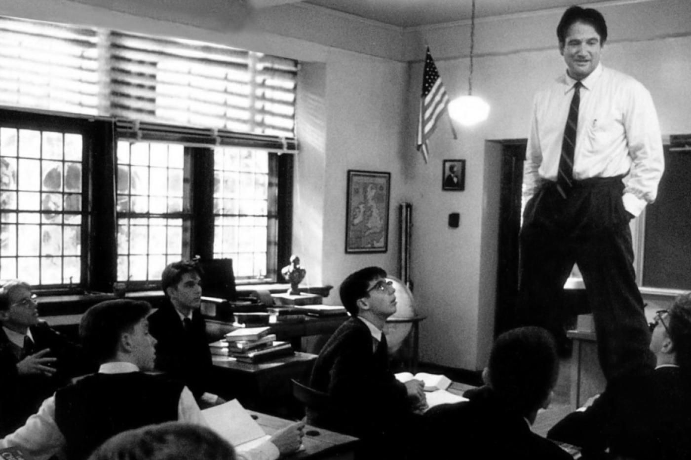 Inspiration film Le Cercle des poetes disparus